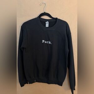 Black Graphic Sweater
